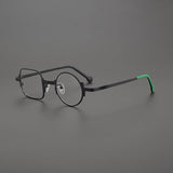 Jun Retro Titanium Glasses Frame