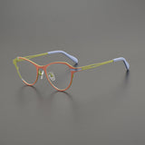 Nanci Cat Eyes Titanium Glasses Frame