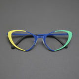 Ranya Cat Eyes Titanium Glasses Frame