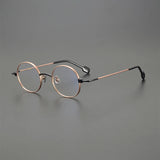 Geol Titanium Round Glasses Frame