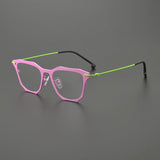 Makolm Square Titanium Glasses Frame