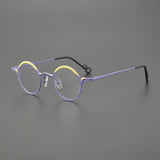 Nardo Titanium Round Glasses Frame