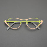 Raine Cat Eyes Titanium Glasses Frame