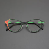 Nanci Cat Eyes Titanium Glasses Frame