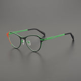 Nanci Cat Eyes Titanium Glasses Frame