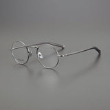 Kun Vintage Round Titanium Glasses Frame