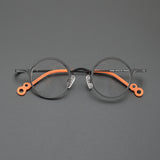 Nardo Titanium Round Glasses Frame