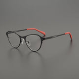 Nanci Cat Eyes Titanium Glasses Frame