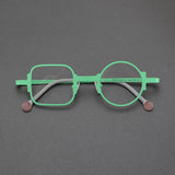 Jun Retro Titanium Glasses Frame