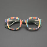 Goldy Retro Acetate Glasses Frame