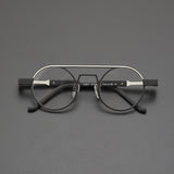 Naldo Pilot Titanium Glasses Frame