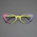 Ranya Cat Eyes Titanium Glasses Frame