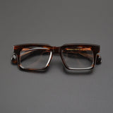 Ricardo Retro Rectangle Acetate Glasses Frame