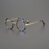 Kynon Titanium Acetate Round Glasses Frame