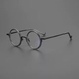 Kynon Titanium Acetate Round Glasses Frame