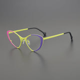 Ranya Cat Eyes Titanium Glasses Frame