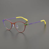 Nanci Cat Eyes Titanium Glasses Frame