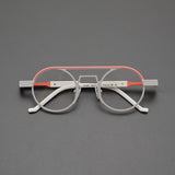 Naldo Pilot Titanium Glasses Frame