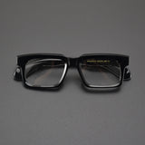 Ricardo Retro Rectangle Acetate Glasses Frame