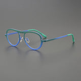 Faraj Pilot Titanium Glasses Frame