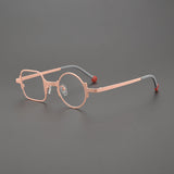 Jun Retro Titanium Glasses Frame