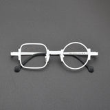 Jun Retro Titanium Glasses Frame