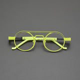 Naldo Pilot Titanium Glasses Frame