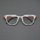 Makolm Square Titanium Glasses Frame