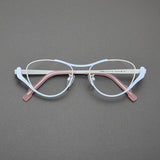 Raine Cat Eyes Titanium Glasses Frame