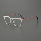 Makolm Square Titanium Glasses Frame