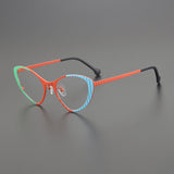 Ranya Cat Eyes Titanium Glasses Frame