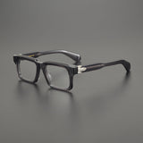 Ricardo Retro Rectangle Acetate Glasses Frame