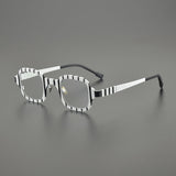 Rafa Square Titanium Glasses Frame