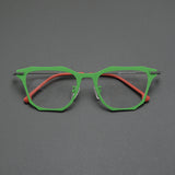 Makolm Square Titanium Glasses Frame