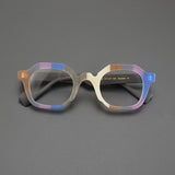 Goldy Retro Acetate Glasses Frame