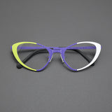 Ranya Cat Eyes Titanium Glasses Frame