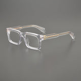 Ricardo Retro Rectangle Acetate Glasses Frame