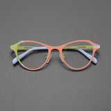 Nanci Cat Eyes Titanium Glasses Frame