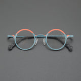 Nardo Titanium Round Glasses Frame