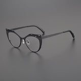 Mairia Titanium Cat Eye Glasses Frame