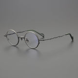 Rey Retro Round Titanium Eyeglasses Frame