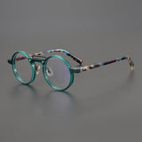 Van Vintage Round Acetate Optical Glasses Frame