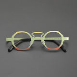 Rich Retro Titanium Optical Glasses Frame