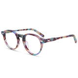 Hiram Retro Round Acetate Optical Glasses Frame