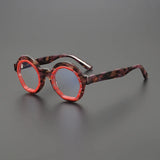 Bates Retro Round Acetate Glasses Frame