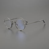 Porfirio Titanium Round Glasses Frame