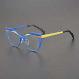 Mairia Titanium Cat Eye Glasses Frame