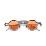 CK Geometric Titanium Glasses Frame With Magnetic Sunglasses Clips