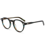 Hiram Retro Round Acetate Optical Glasses Frame