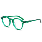 Hiram Retro Round Acetate Optical Glasses Frame